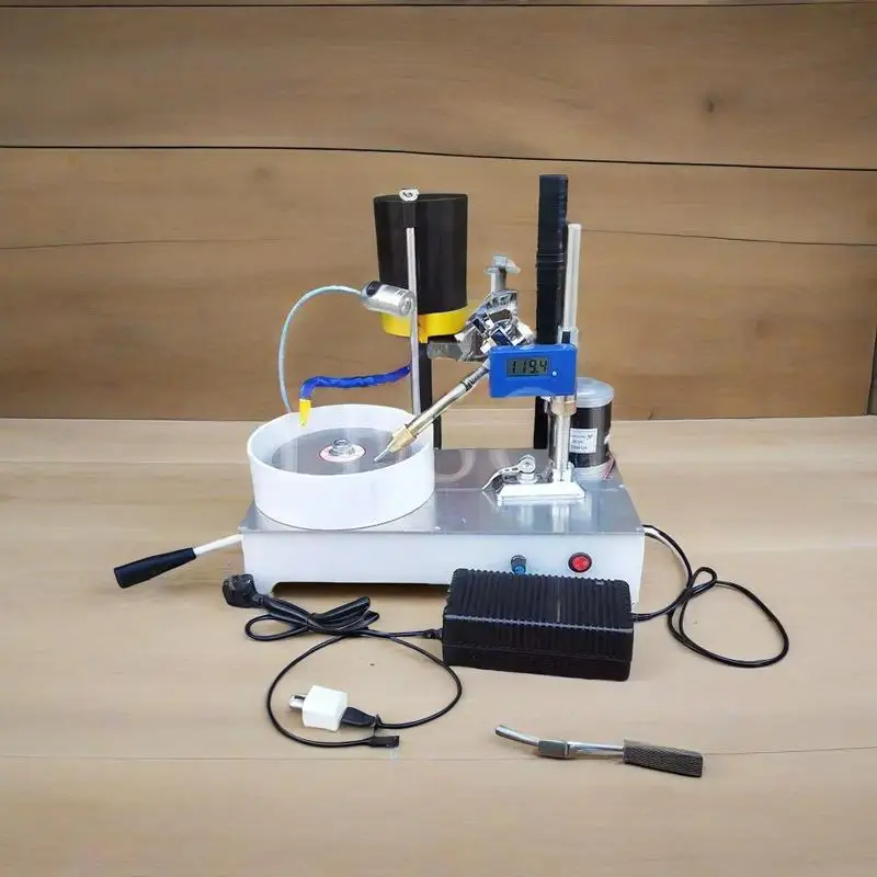 

Professional Gemstone Faceting Polishing Machine Jewelry Lapidary Tool for Precision Grinding and Cutting 120W Motor