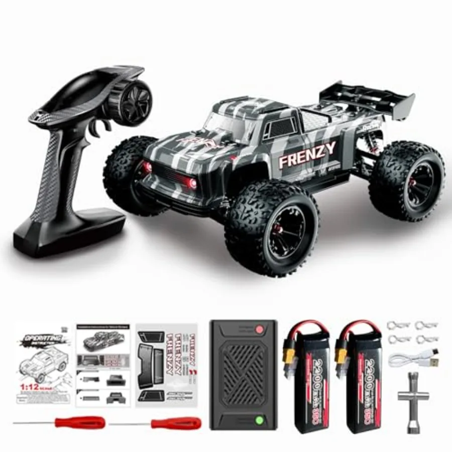 

Радиоуправляемый монстр-трак 1:12 4WD с бесщеточным двигателем, скорость 70+ км/ч, двойная 3S Li-Po батарея с балансировочным зарядным устройством, водонепроницаемый, для всех типов местности