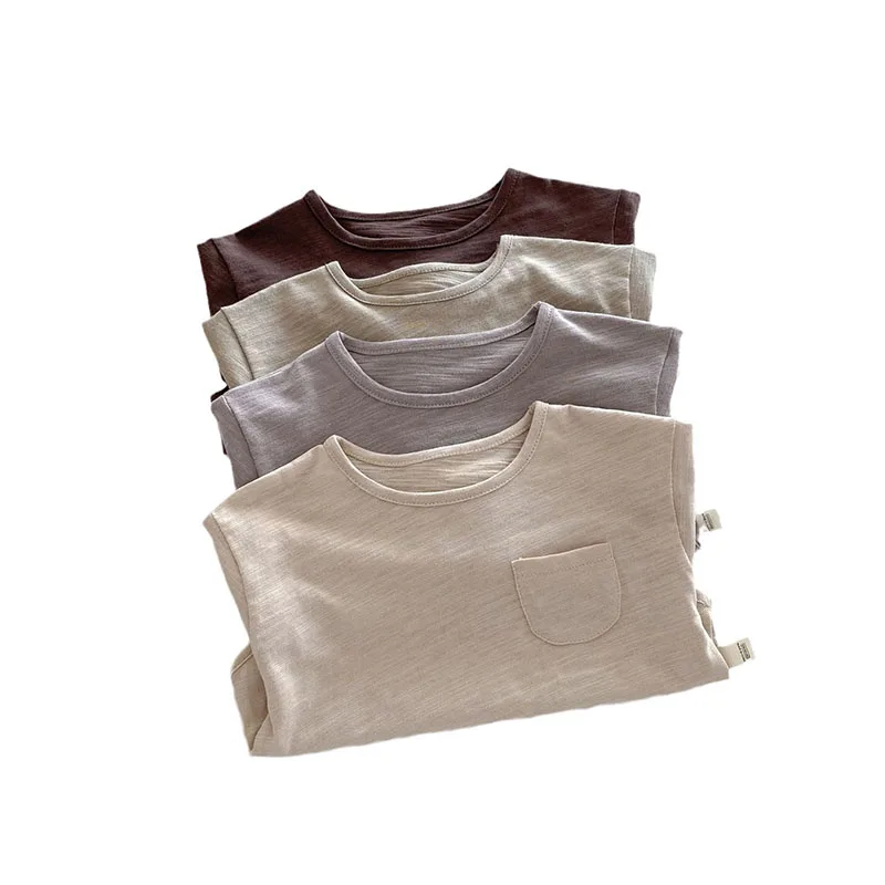 9M-5T الاطفال تي شيرت طفل لطيف بلون قميص الفتيات الدب أبلى قاع قميص الفتيان بلوزة قمم