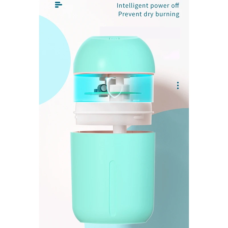 가정용 가습기 330ML 용량 USB 공기 가습기 아로마 에센셜 오일 디퓨저 램프 공기 청정기 포거