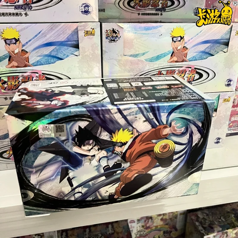 

KAYOU Original Naruto Cards New W7 W6 Anime Collection Card Box Fight Chapter Pro Chapter Ninja World Kids Toy Game Xmas Gifts