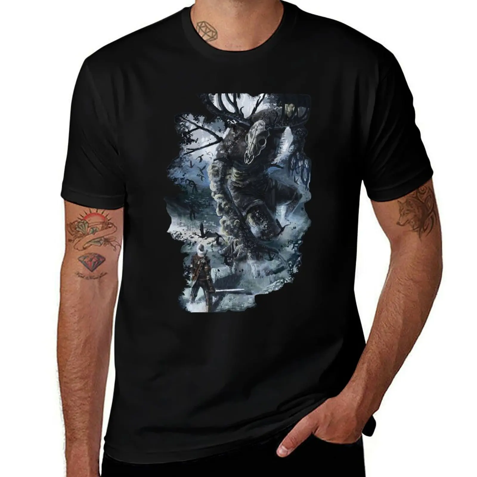 Order for Leshago T-Shirt Big and Tall Loose Fit T-Shirt