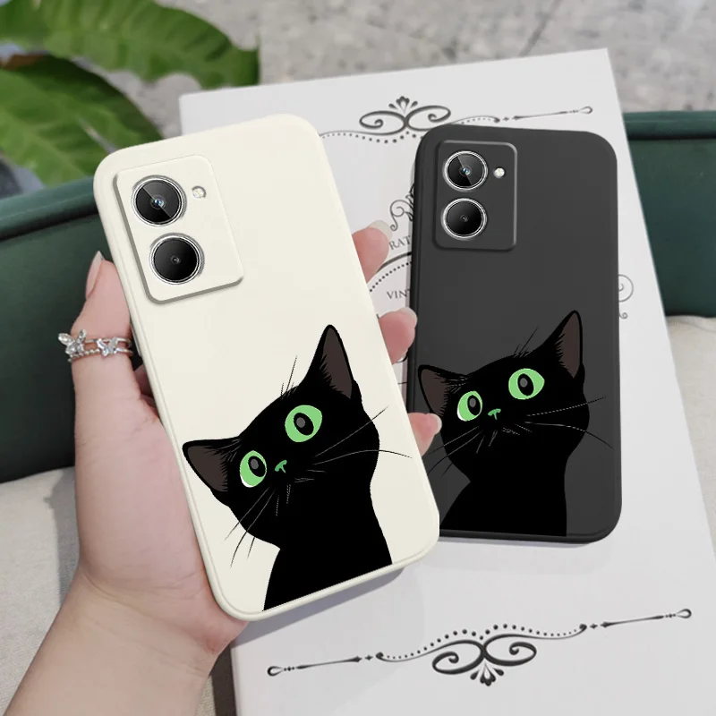 Proud Cat Phone Case For OPPO Realme 11 10 9 9i 8 8i 7 Pro Plus C35 C21Y C25Y C25 4G 5G Liquid Silicone Cover image 5