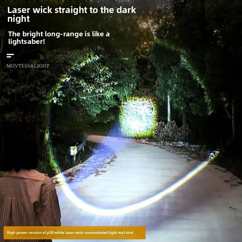 مصباح يدوي LED قابل لإعادة الشحن، شعلة زوومابلي مع شاشة LCD، 3 أوضاع مقاومة للماء، مصباح يدوي عالي الطاقة للتخييم في الهواء الطلق