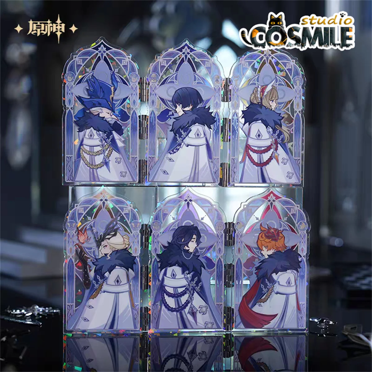 

Fatui ファデュイ Official Original Genshin Impact Columbina Arlecchino Tartaglia Wanderer II Dottore Acrylic Stand Toy