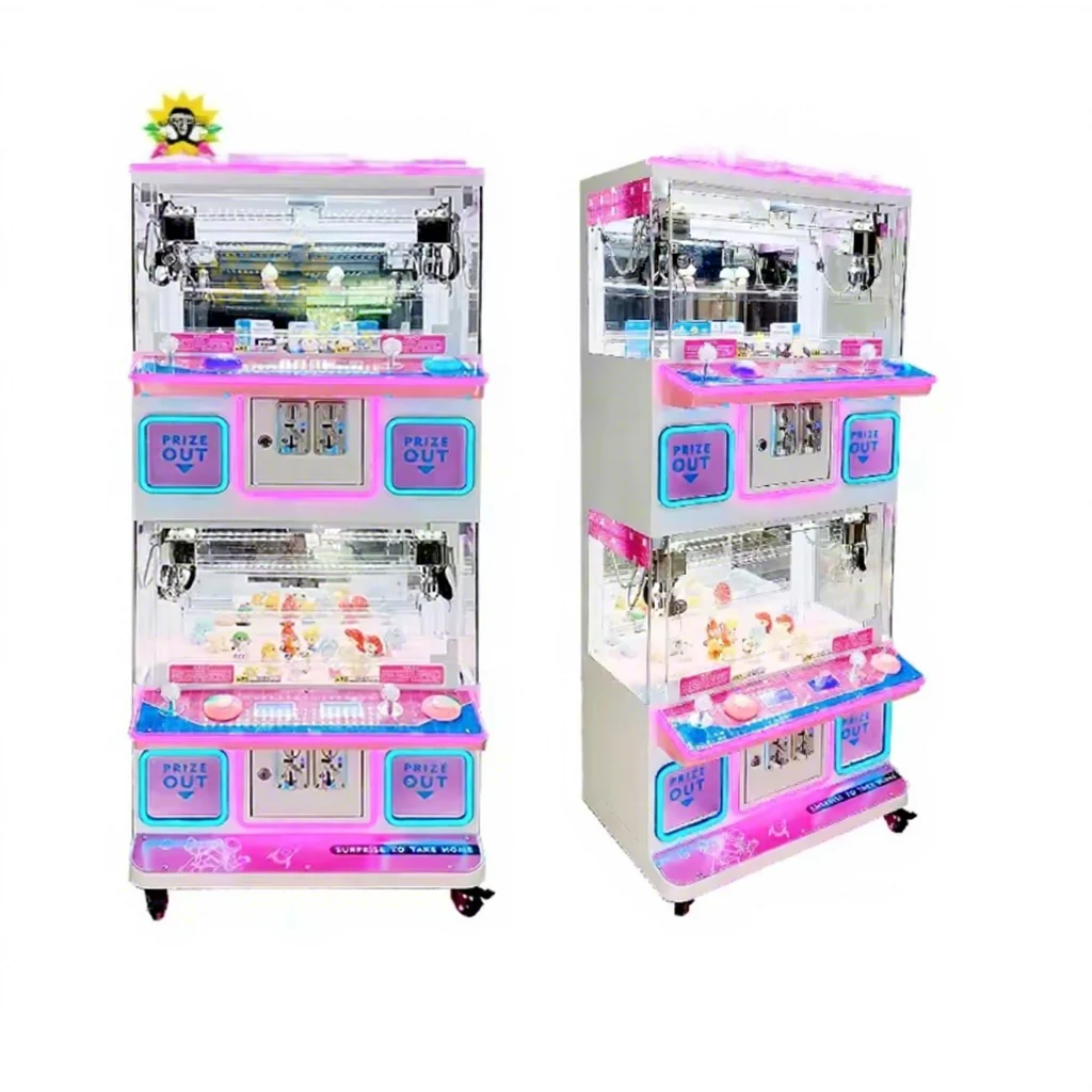 Four Players Mini Claw Machine Toy For Kids Claw Machine 4 Players Mini Claw Machine With Prize Locker