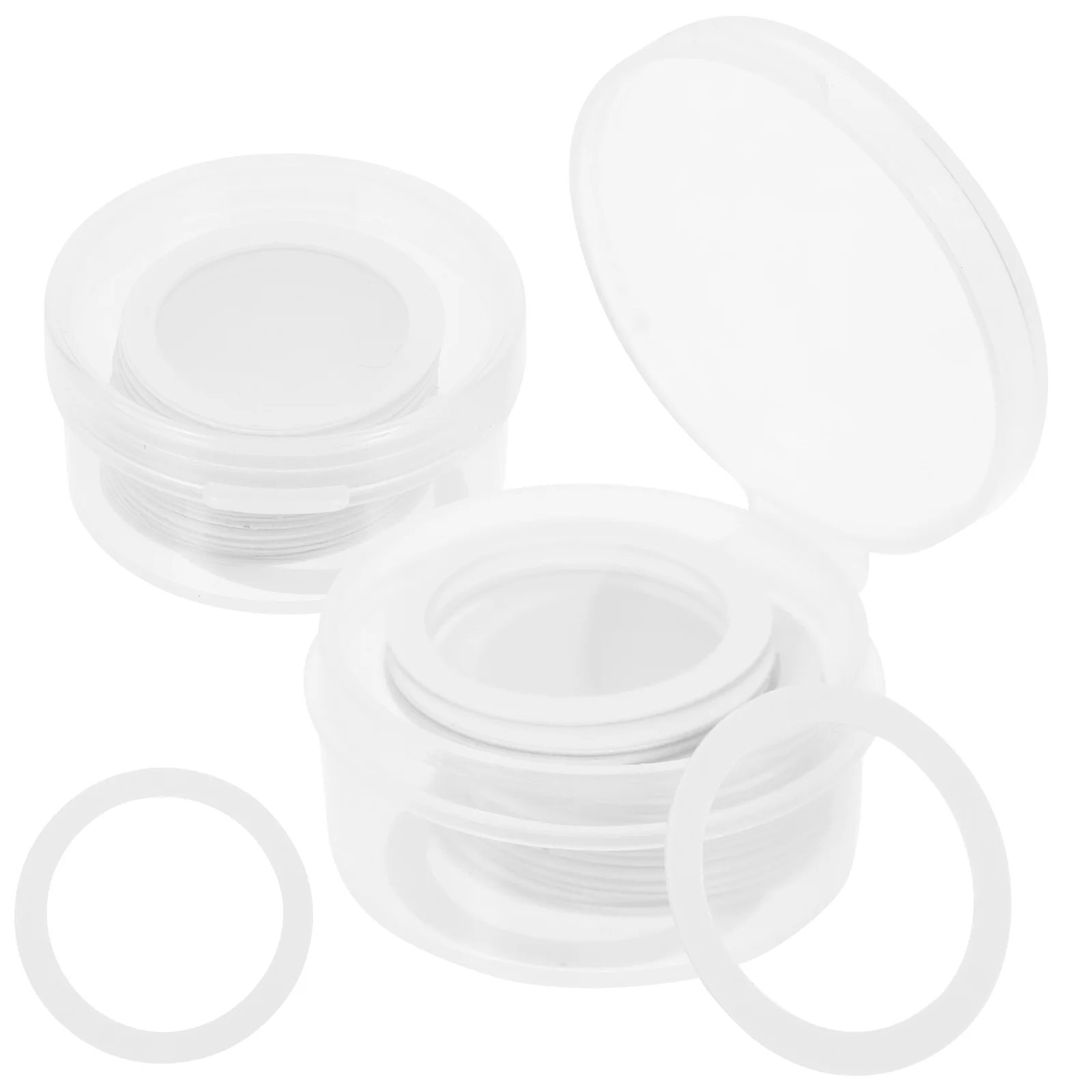 60 Pcs Dimo Kazoo Flute Diaphragms Musical Instrument Instruments Supplies Parts Accessories Membranes