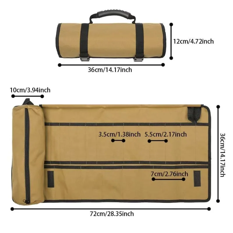 حقيبة تخزين الأدوات متعددة الأغراض، حقيبة أدوات العمل، متعددة الوظائف، أدوات كهربائي محمولة، منظم أدوات الأجهزة