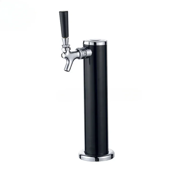 Stainless Steel Black Plated  Column Beer Tower