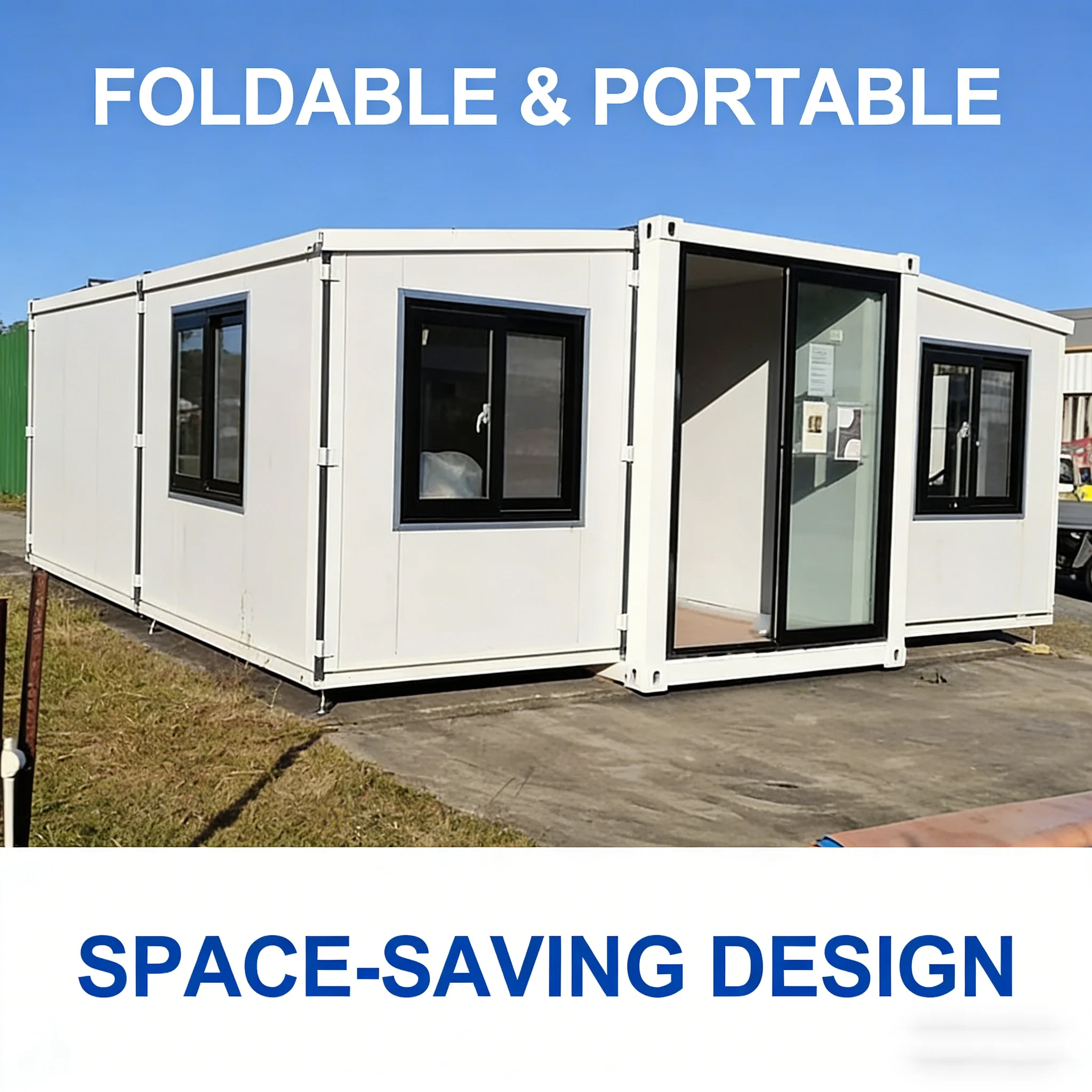 Factory Custom Prefabricated Mobile House Design Great Visibility Habitable Container Mobile Room