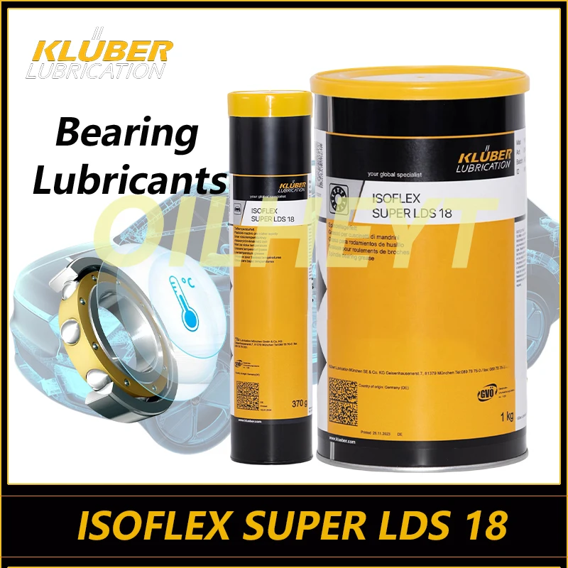 

KLUBER ISOFLEX SUPER LDS 18 Is A Low-noise, High-speed Grease for Plain and Rolling Bearings