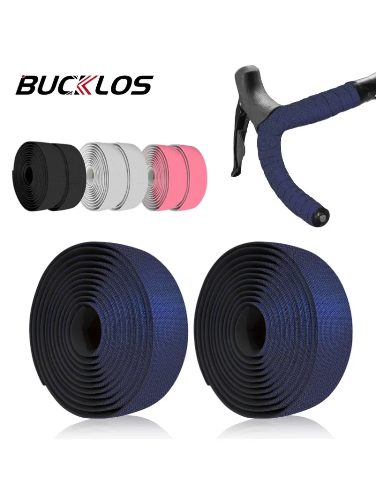 AliExpress BUCKLOS Road Bike Bar Tapes Silicone EVA Racing Gravel Cycling Handlebar Tapes Cover Soft Bicycle