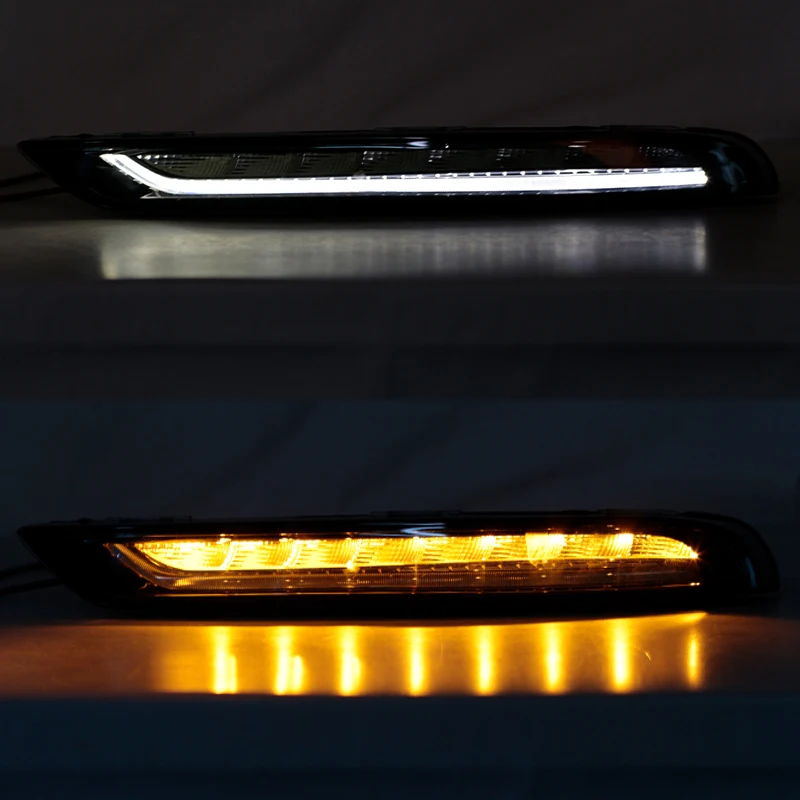 Car Front Bumper Daytime Running Light LED DRL Driving Lamp For Porsche Macan 95B Base S Turbo GTS SUV 2014-2018 95B941181A