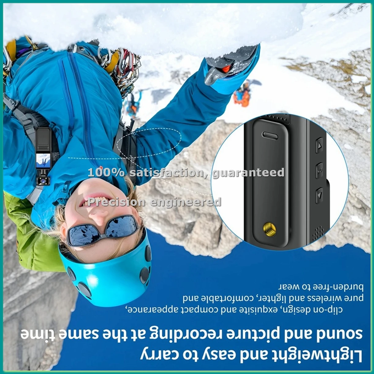 

Карманная экшн-камера 4K HD, спортивная видеокамера 180 ° Портативная мини-камера Wi-Fi Rotate Sport Motion Camera 128G-TCES