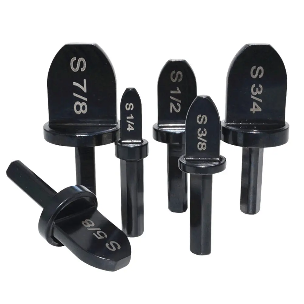 6Pcs Copper Pipe Swaging Tool Set Manual and Drill Bit Expander for Air Conditioner Refrigeration Maintenance Professional