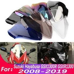 Motorcycle Windshield For Suzuki Hayabusa GSXR1300 GSXR 1300 GSX1300R 2008-2018 Double Bubble WindScreen Accessories Fairing