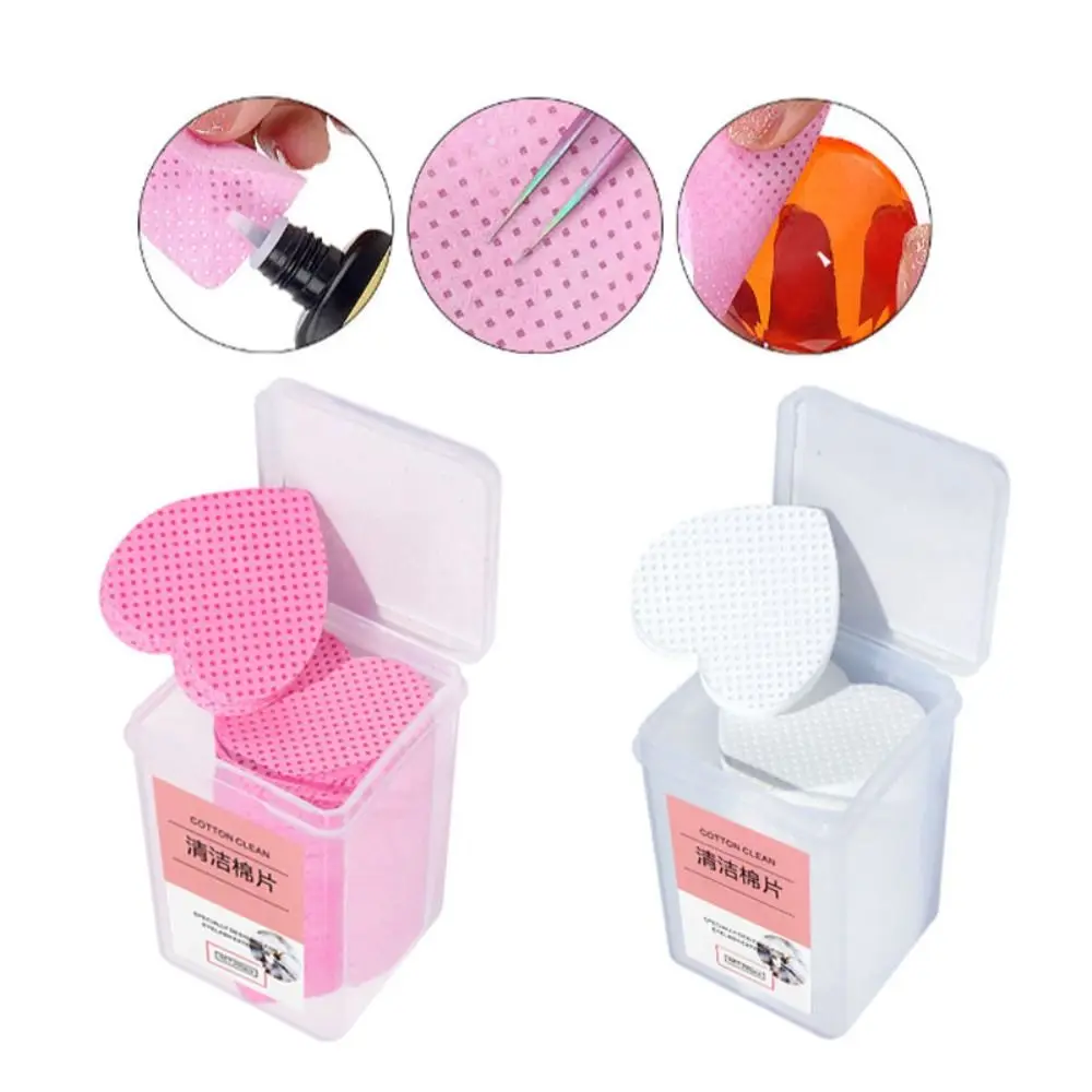 Makeup Tools Nail Tips Cleaner Beauty Cosmetics Lash Glue Remover Pad Eyelash Cotton Wipes Cleaning Cotton Pads Remover Cotton