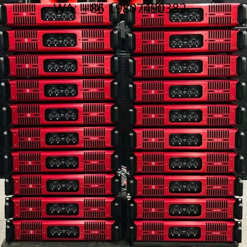 4 Channel Professional Power Amplifier Subwoofer Amplifier Equipment for Stage Line Array Sound System Matching