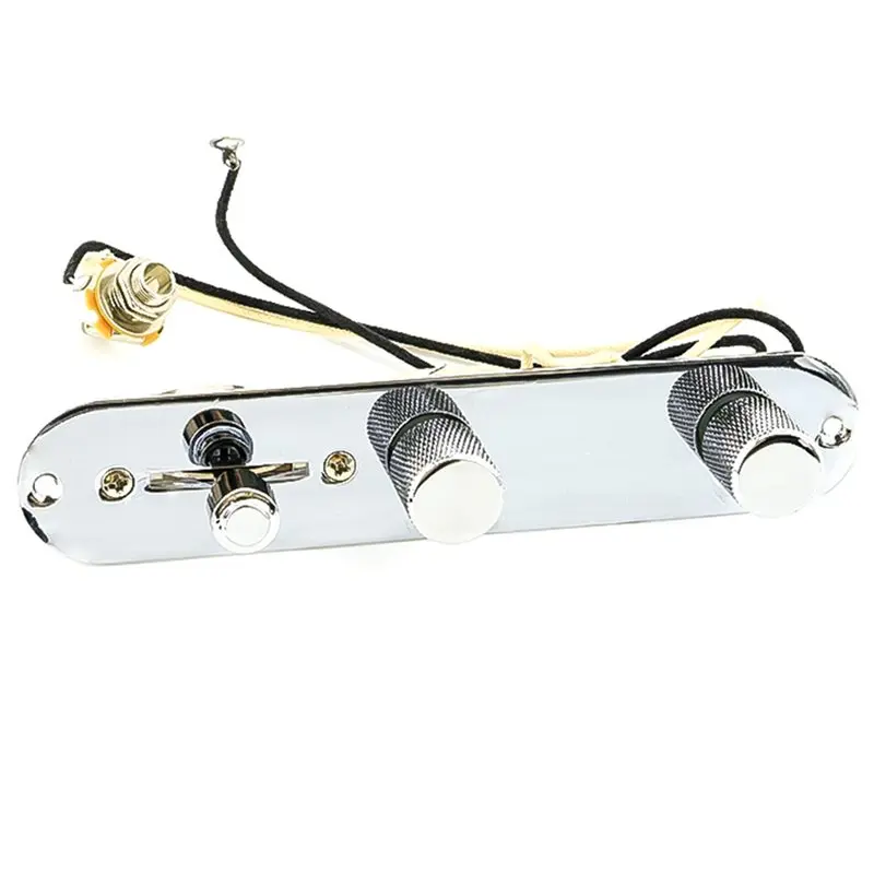 

Полностью укомплектованная предварительно подключенная панель управления для гитары, 3-позиционный переключатель, проводка, потенциометры 250K - AT20