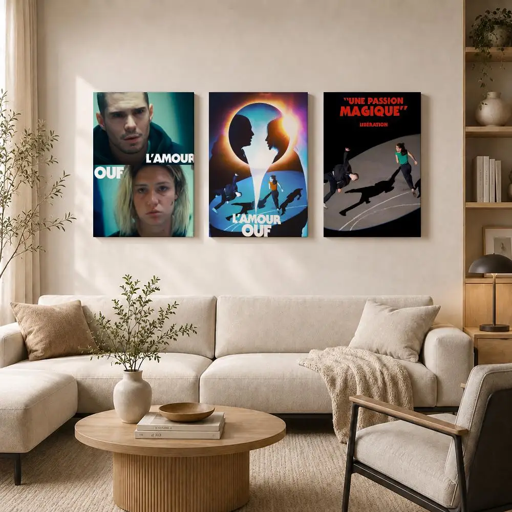 Beating Hearts Movie Framed Wall Painting HD Inner Frame Canvas Poster Bedroom Room Hallway Wall Art Decor
