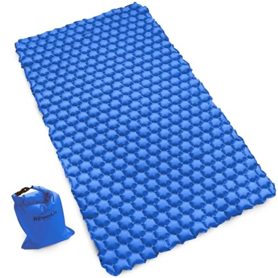 

Double Inflatable Sleeping Pad - Camping Mattress for Backpacking Hiking Traveling Compact Camping Sleeping Mat for 2 Person Po