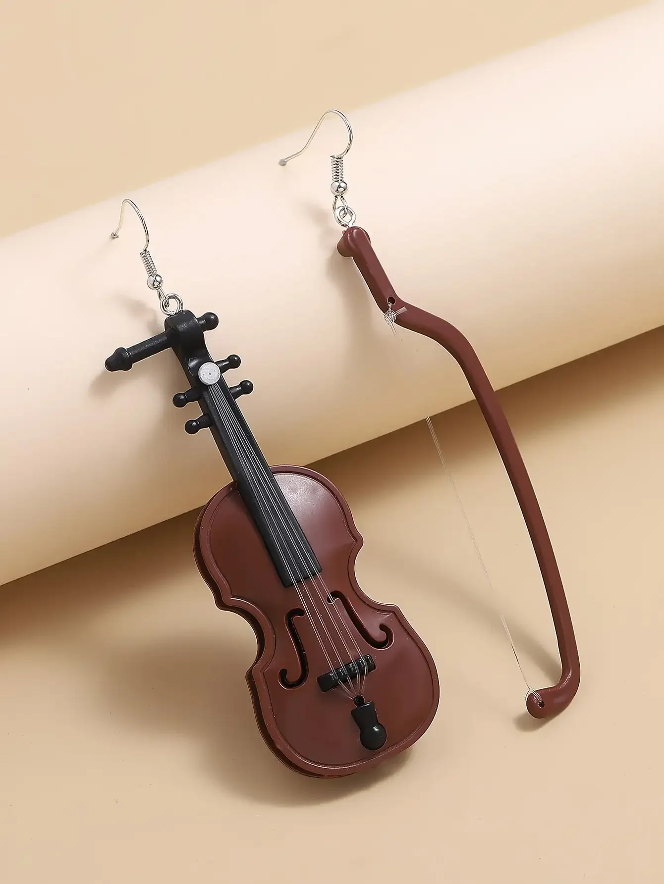 

Musical Instrument Drop Earrings