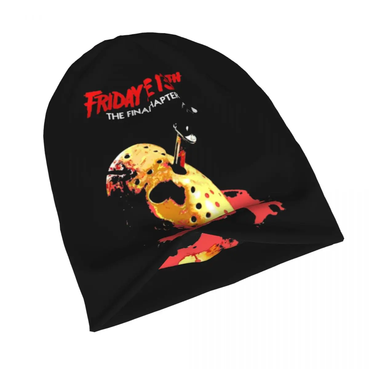 Sexta-feira 13 Jason Voorhees Chapéu de tricô para homens e mulheres, Horror Movie Bonnet, gorro macio, Halloween Chemo Cap, acessórios de inverno, populares