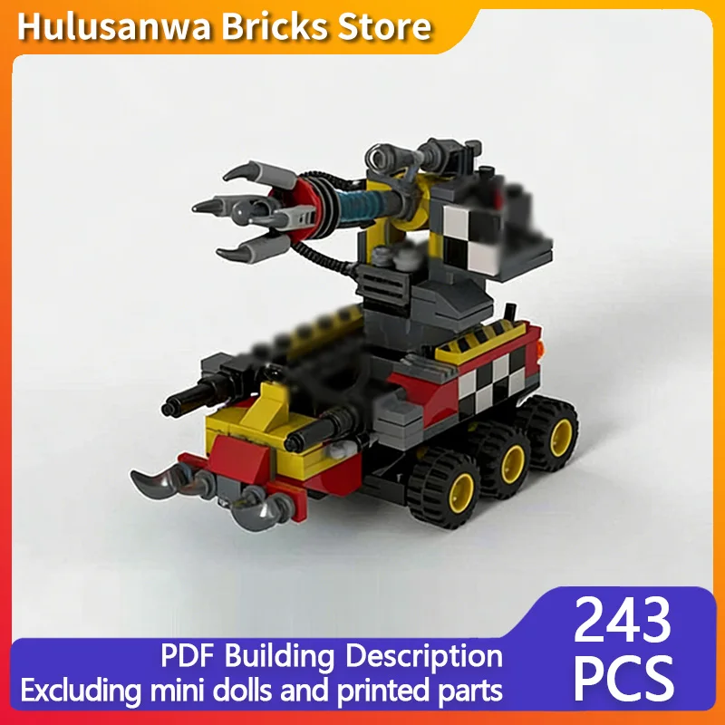 

Модель легкого военного автомобиля MOC, конструктор из строительных блоков, военная техника, модульная технология, подарки, праздничный набор для сборки, детские игрушки