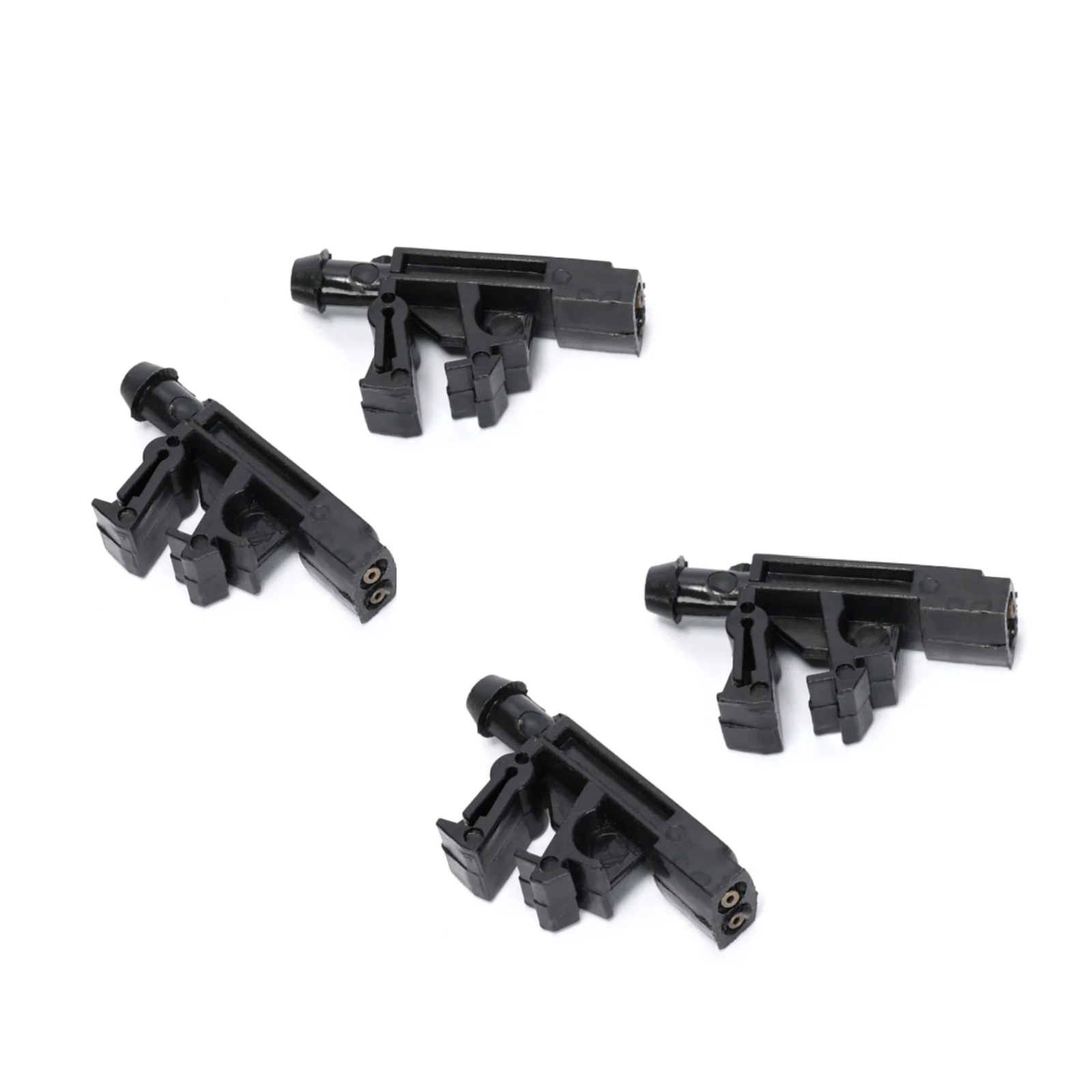 Ruimou 4 Pcs Car Windshield Wiper Nozzle OE 6438A0 643889 96104869 Compatible With Peugeot Citroen 406 605 Etc