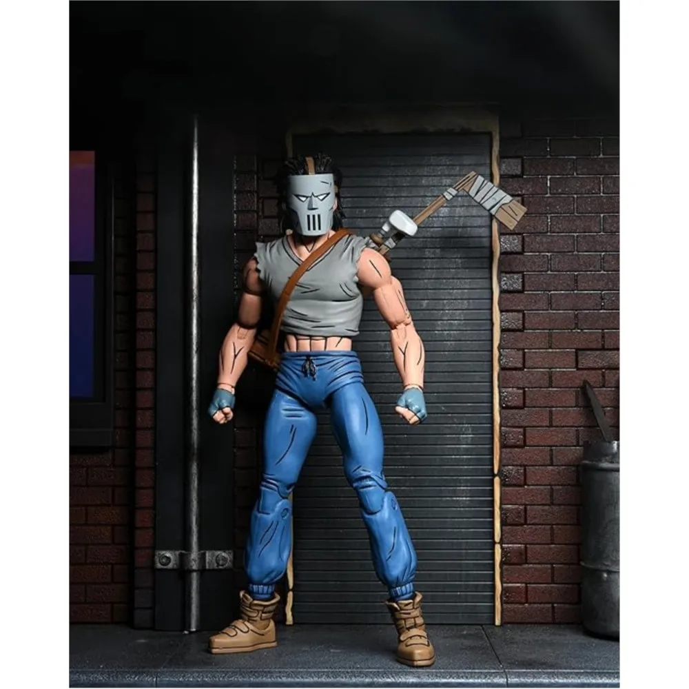 NECA Comic-versie Casey Jones Action Figure, 7-inch Gloednieuwe originele verpakking