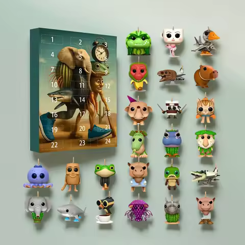 TungTungTung Sahur Tralalelo Tralala Italian Funny Figures Cappuccino Bonecaambalabu Desktop Decor Collection Ornament for Acryl