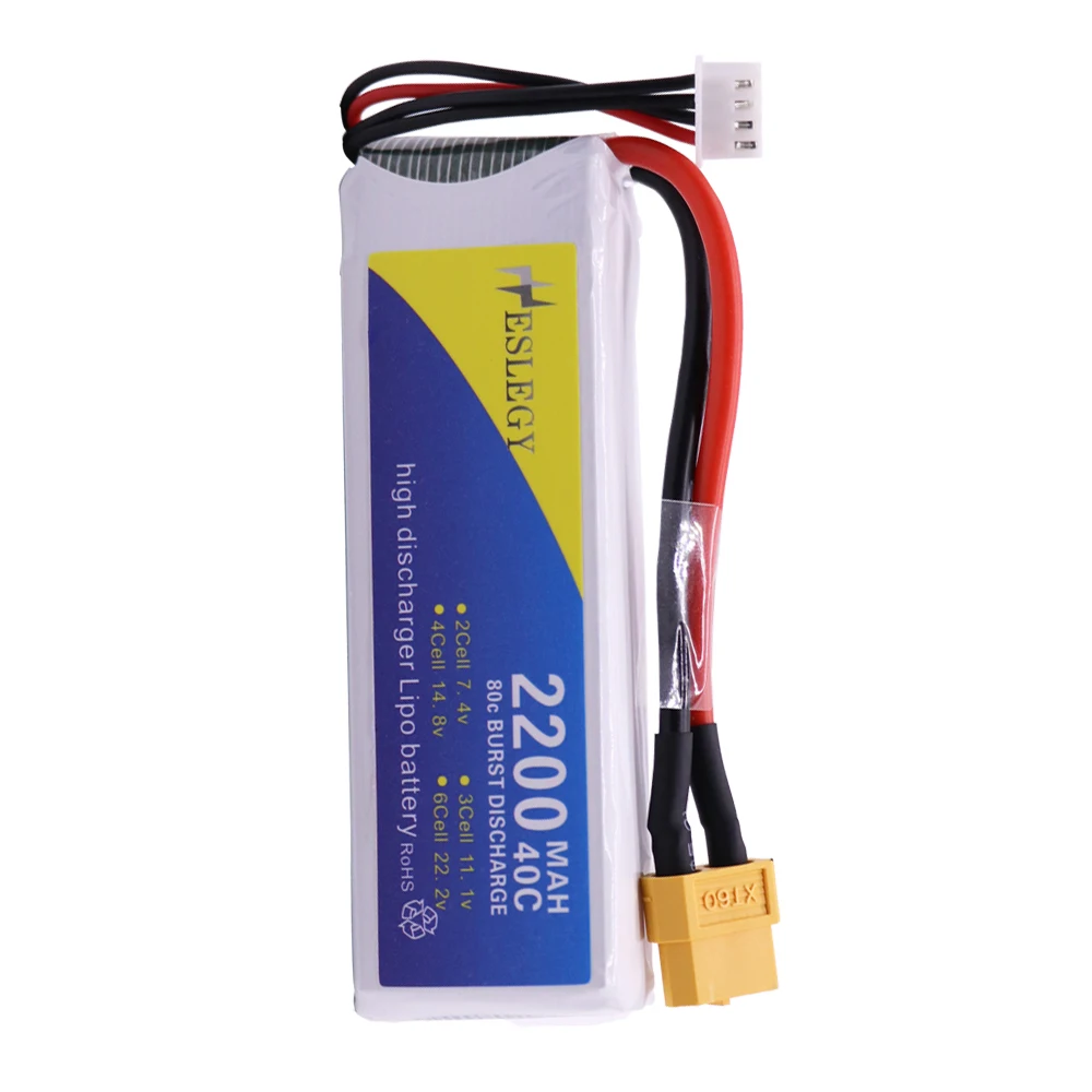 2200mAh 11.1V 40C LiPo Battery For RC Car Airplane Helicopter Parts High capacity 11.1 v Battery for X16 X21 X22 3S battery 2PCS