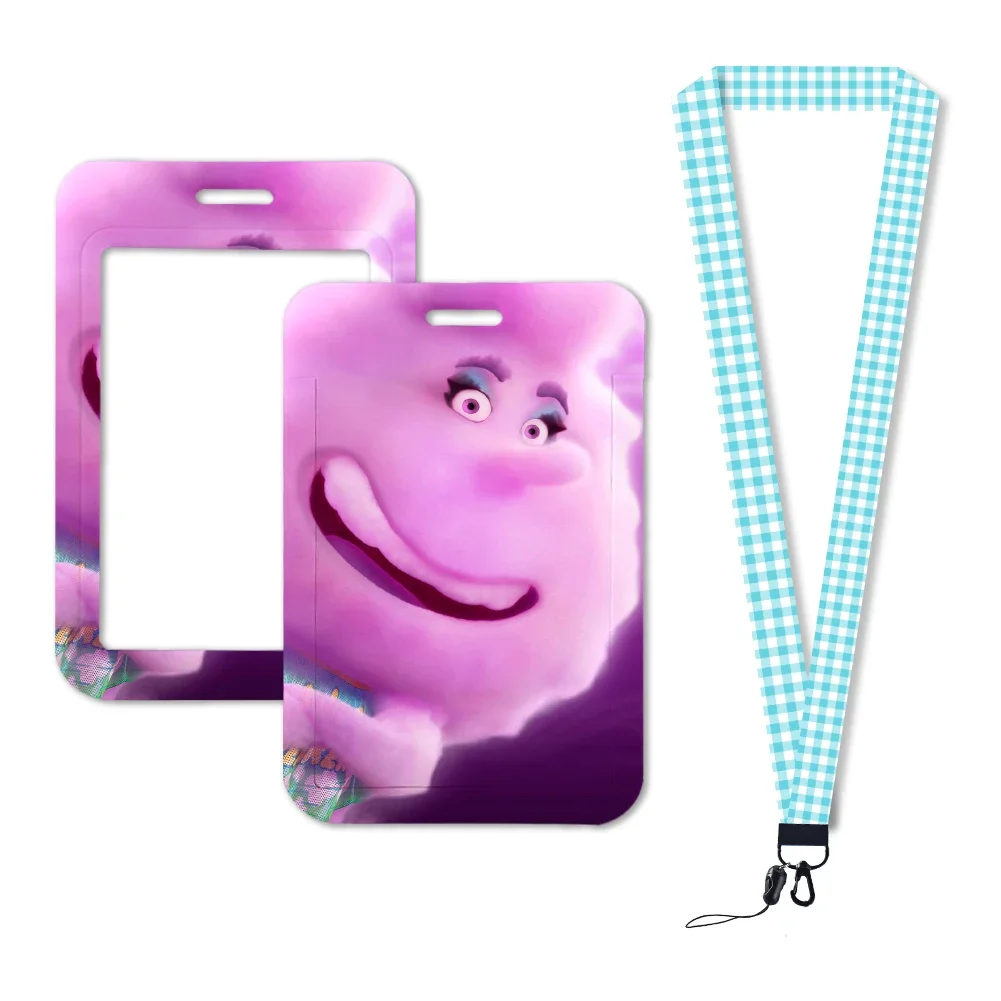 Disney Elemental Cartoon Card Holder Lanyards Credit Card Neck Strap Keychain ID Badge Holders Retractable Clip