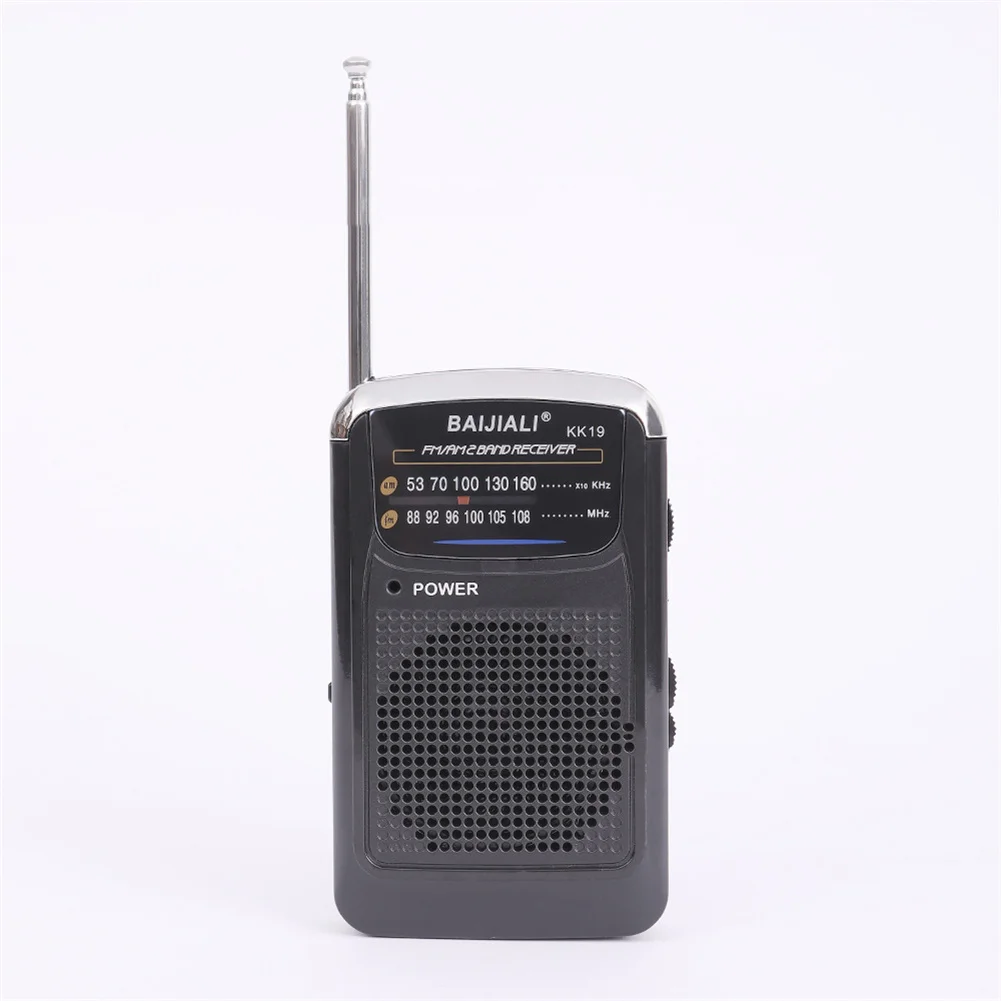 

KK19 AM FM Radio Battery Operated Portable Pocket Radio With Telescopic Antenna Radios Player For Senior Home Walking