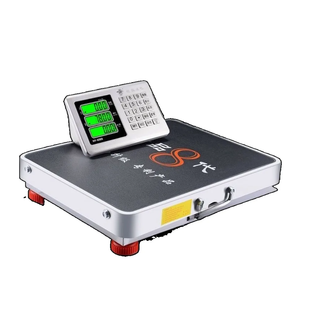 

Wireless Electronic Scale Detachable Handheld 600kg Commercial Electronic Platform Scale Pig Weighing Scale 500kg