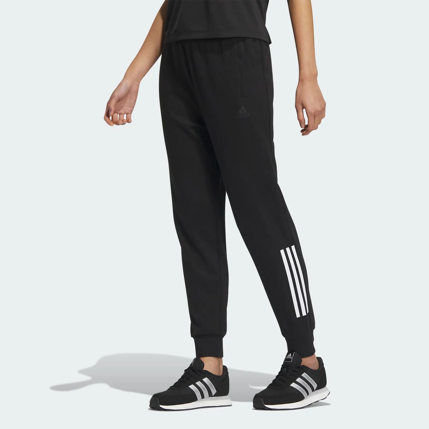 

Adidas genuine 2023 new women's sports and leisure knitted pants IS4940