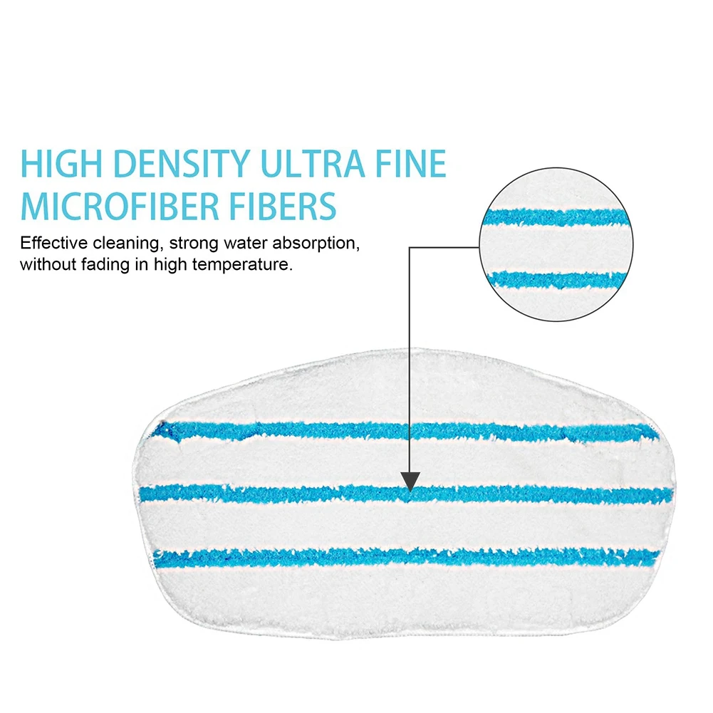 Latest Model,Replacement Steam Mop Pads, Compatible for PureSteam ThermaPro 211 10-In-1 Steam Mop Cleaner 8-Pack