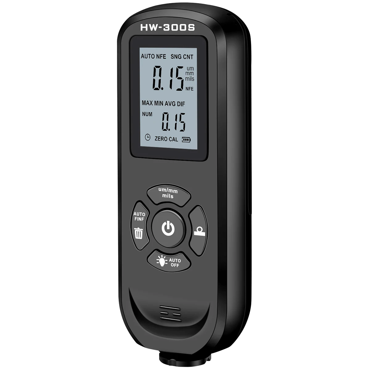 HW-300PRO Auto Thickness Gauge Digital Coating Car Paint Tester 0-2000UM Car Paint Film Thickness Tester Measuring Tool