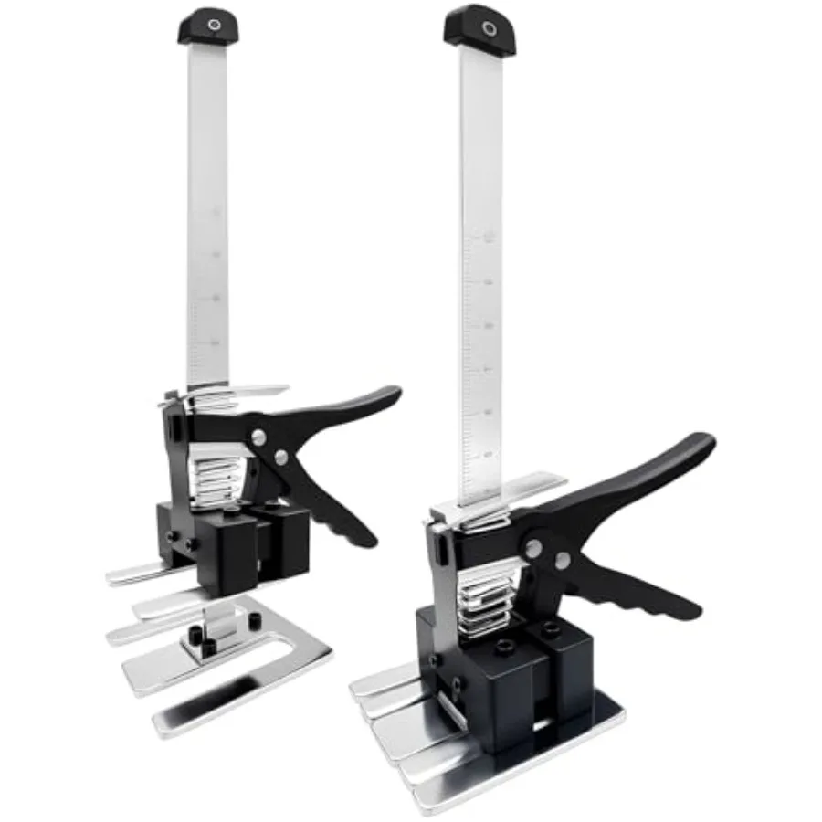 

Labor Saving Arm Jack 2 Pack 15.5 Inch Manual Jack Tool Multi-Function Furniture Lift Bearing 440 lbs Lift 6.7 Inch for Cabinet
