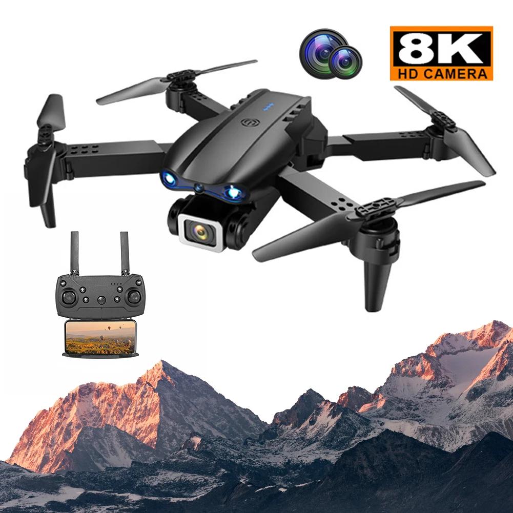 

Folding Quadcopter with 4K HD Dual Camera 360° Flips Aerial Photography Quadcopter for Beginners Adults and Kids