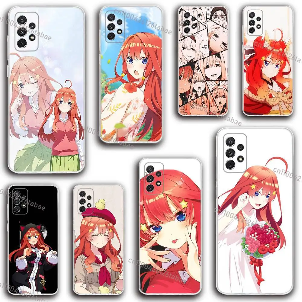 

I-Itsuki N-Nakano Phone Case Silicone For Samsung S30,23,21,22,20 FE lite,S10,9,PIus Note20ultra Soft Transparent