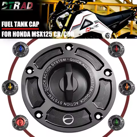 CBR1000RR 2017-21 Motorcycle Fuel Tank Cap For HONDA MSX125 MONKEY 125 CBR250R CBR650R CB1100 CB300R CB 500X CBR 250R VFR 800
