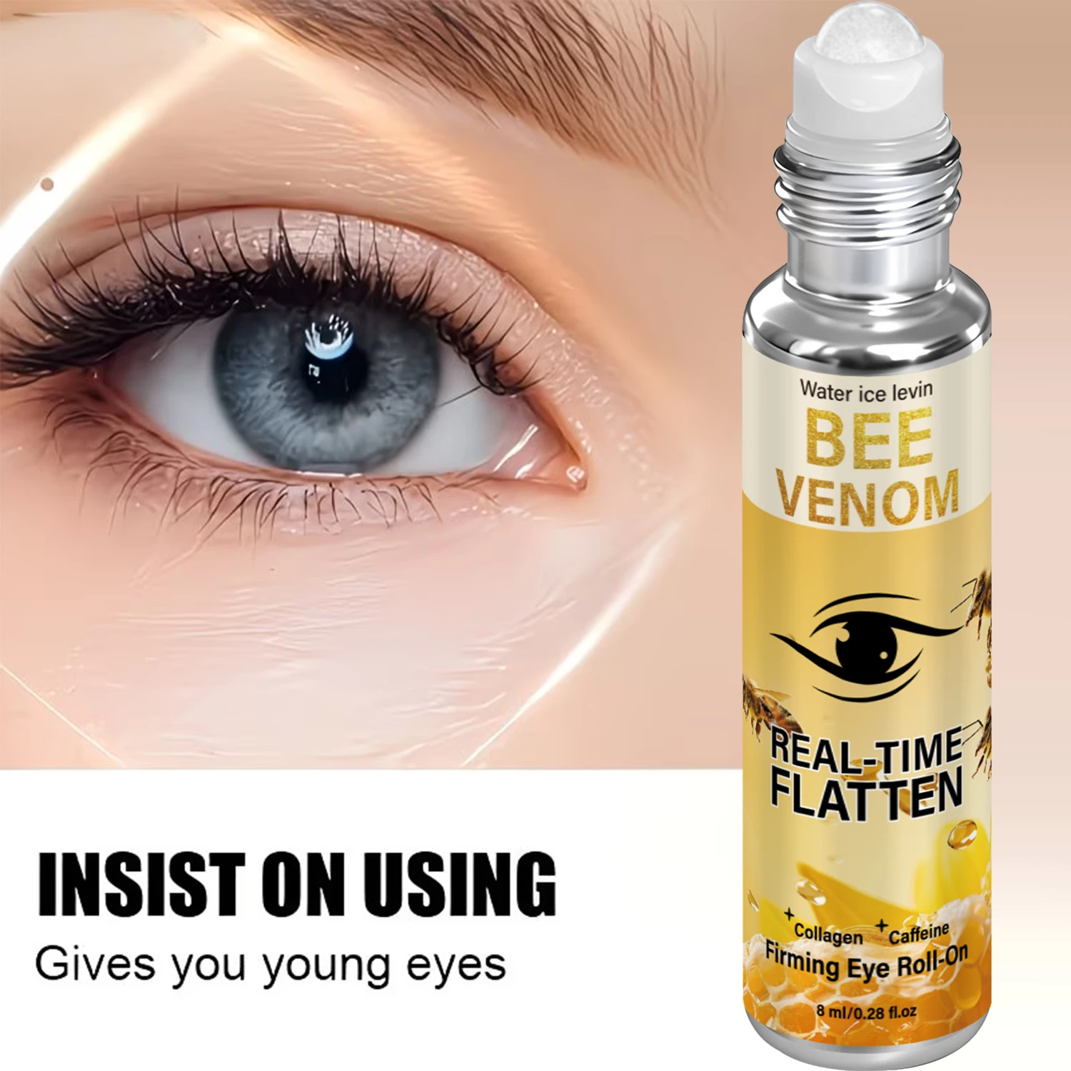 Real-Time Flatten Bee Venom Ey - Hyaluronic Acid Serum recensione e prezzo