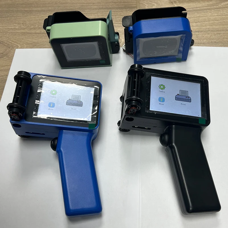 Impressora jato de tinta portátil multifuncional para codificar garrafas, latas e caixas