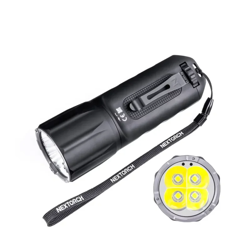 Super Powerful 4 Led TA31 10000 Lumen IPX8 Self Defense Torch 380 Beam Distance Aluminum Alloy Search Light Tactical