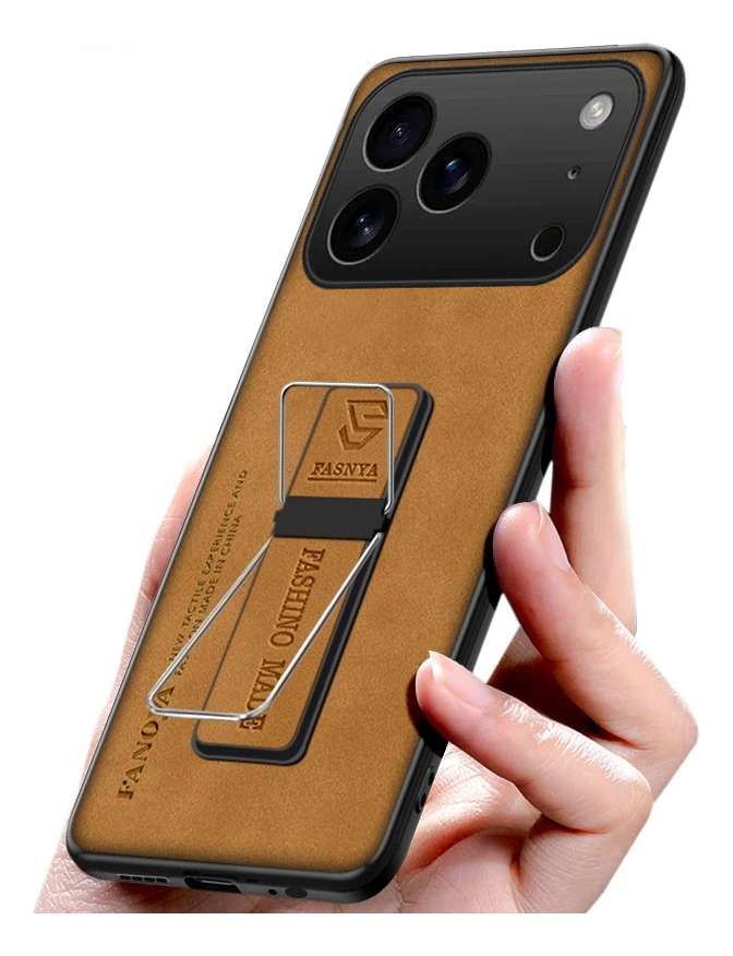 حافظة لهاتف آيفون 17 برو ماكس، غلاف خلفي من السيليكون مع تصميم قوس لهاتف آيفون 17، غلاف مقاوم للصدمات من جلد الكشمير الهوائي