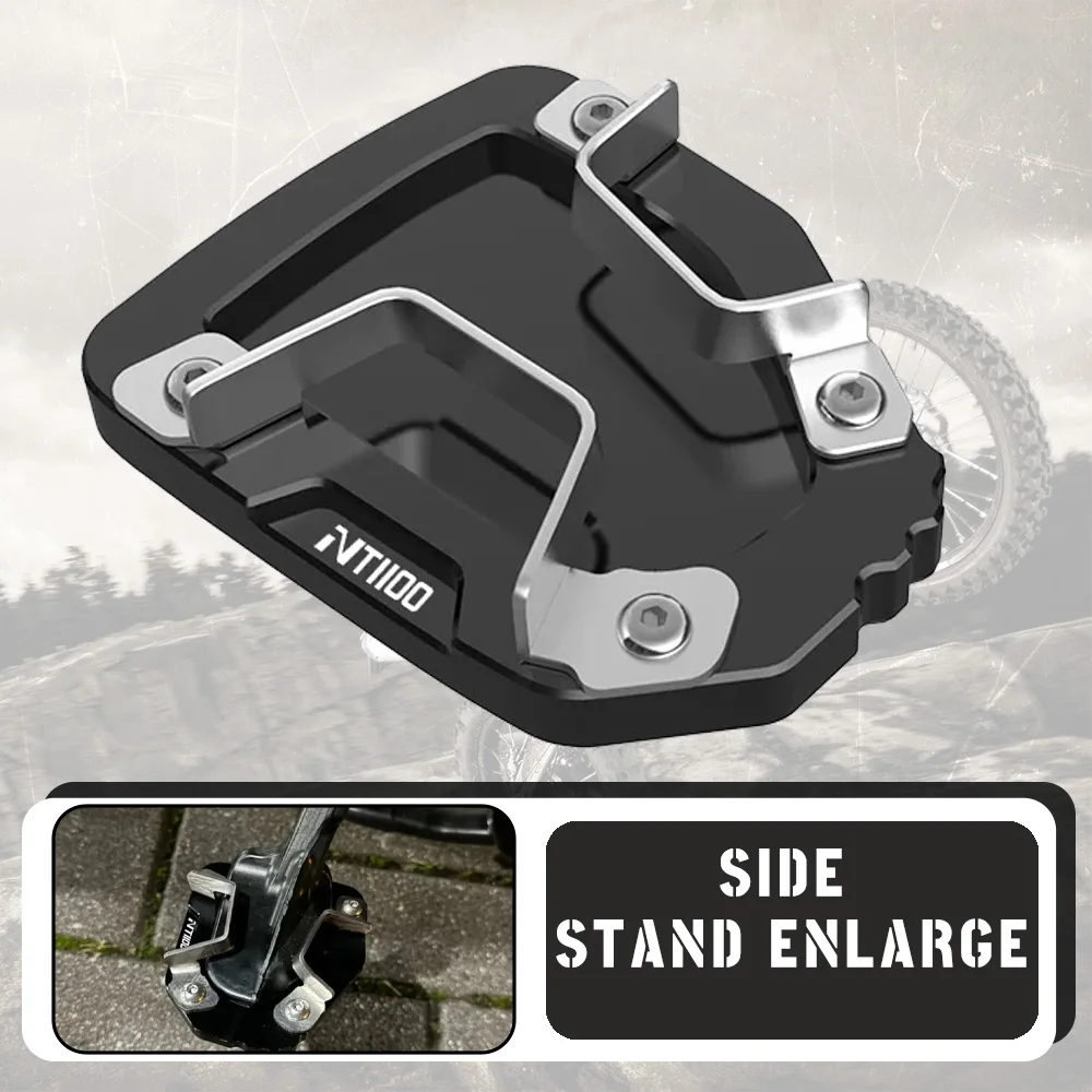 

Аксессуары для мотоциклов, боковая подставка с ЧПУ, увеличитель для HONDA NT1100 DCT NT 1100 2022 2023, подставка для увеличения пластины, удлинитель для ног