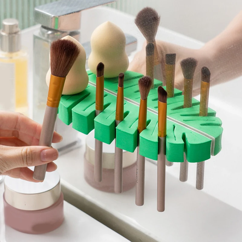 Multifunctional Brush Holder For Drying And Storage Designed To Allow Paintbrushes To Dry With Bristles Down Storage Organizer