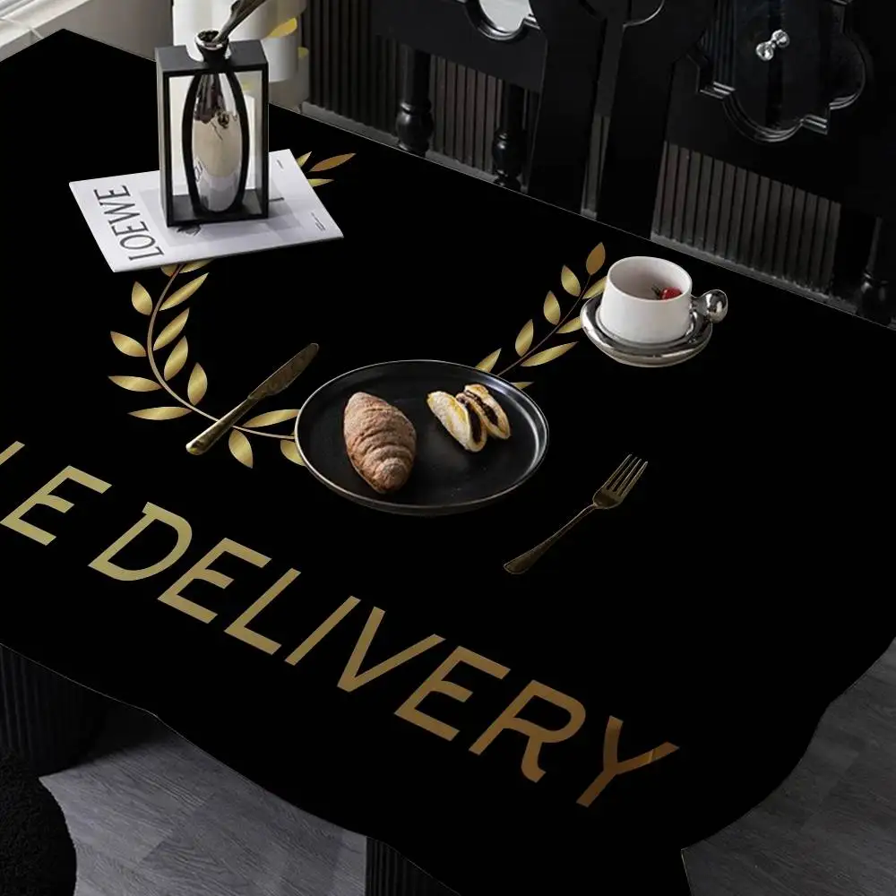 فريد بيري مفارش المائدة المنزلية لتزيين الطعام وإكسسوارات الطاولة المستطيلة قماش مقاوم للماء مضاد للبقع #6