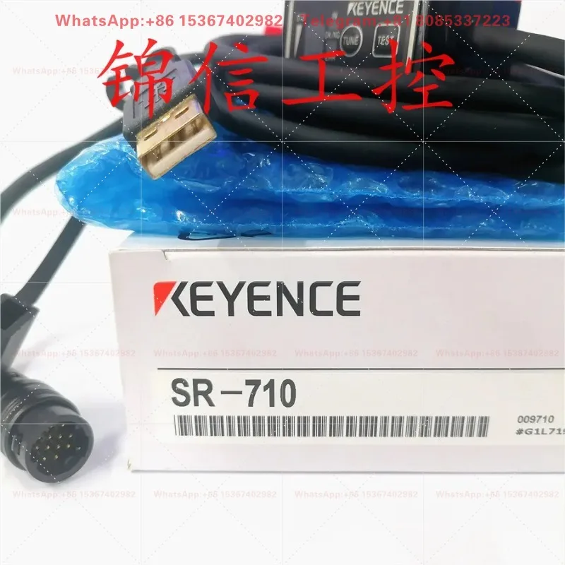 Original Genuine KEYENCE SR-710 Fixed Barcode ,1D&2D QR/DataMatrix Code Scanner,Original